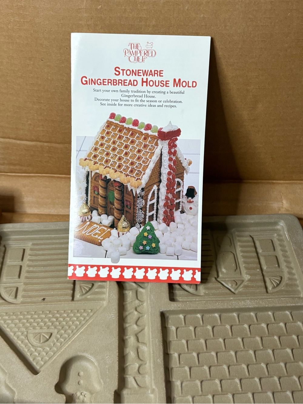 Vintage Pampered Chef Gingerbread House mold